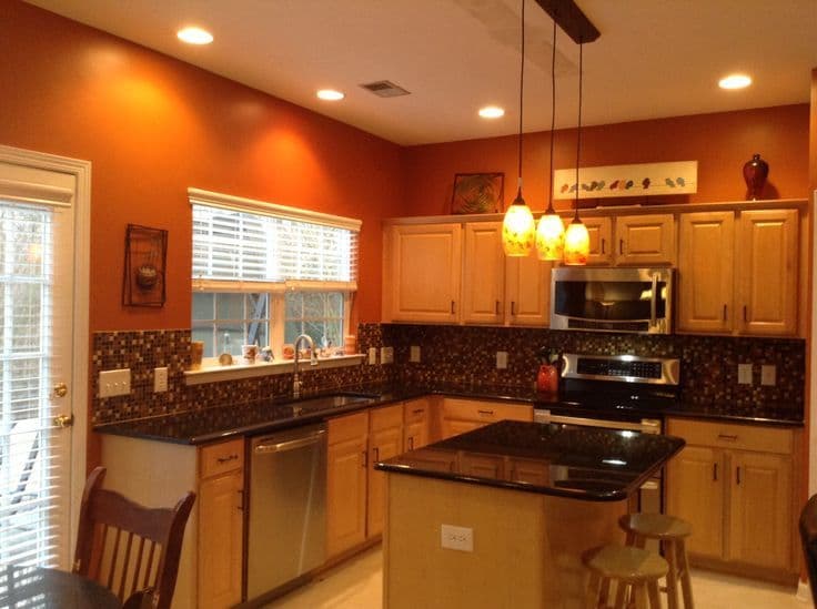 Bold and Beautiful Blend of Orange and Copper for Your Kitchen image 2