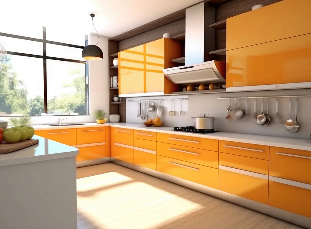 Bold and Beautiful Blend of Orange and Copper for Your Kitchen image 4