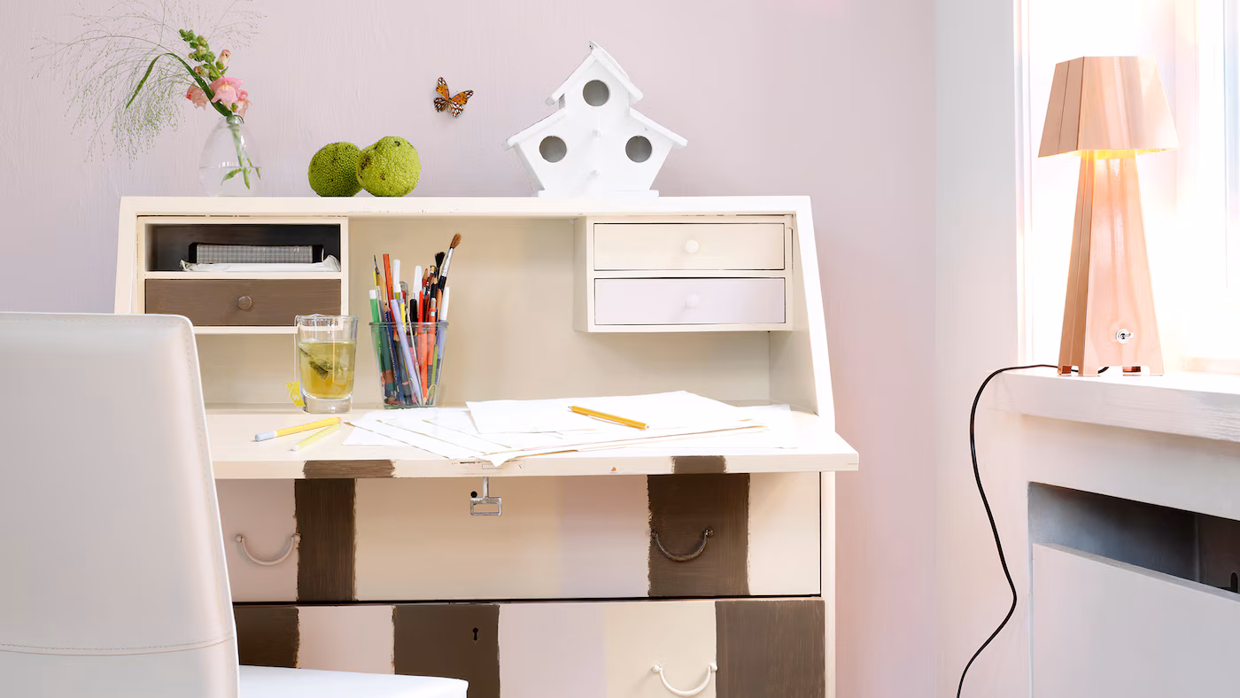 Craft a Calm and Productive Study Space with Lilac Shades