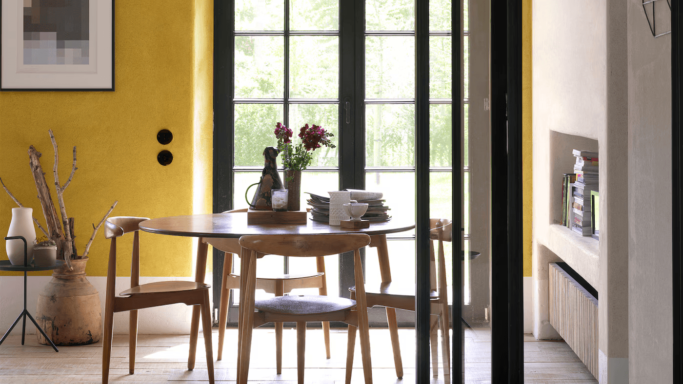Make a Multi-Functional Dining Room with a Harmonious Colour Scheme